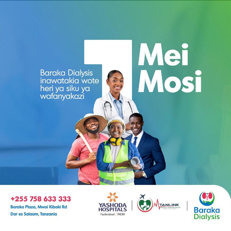 Baraka Dialysis Center brand and social-media visuals