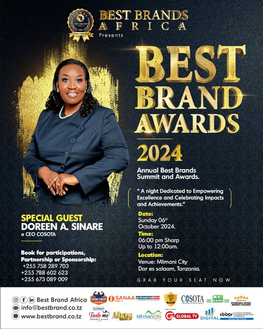 Best Brand Awards Africa event identity and campaign visuals