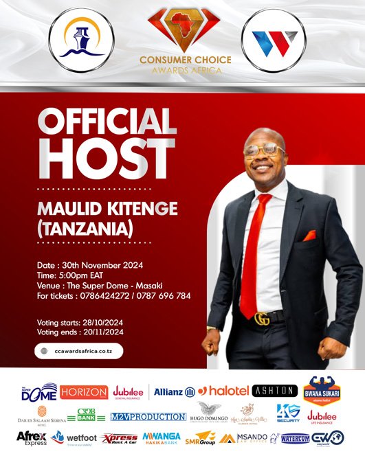 Consumer Choice Awards Africa event-brand visuals